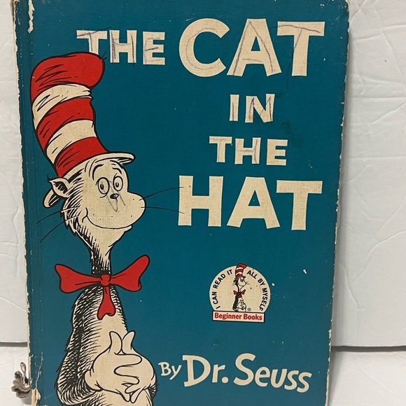 Dr. Seuss's ABC / The Cat In The Hat Hardcover Vintage Lot Of Two - Picture 2 of 15
